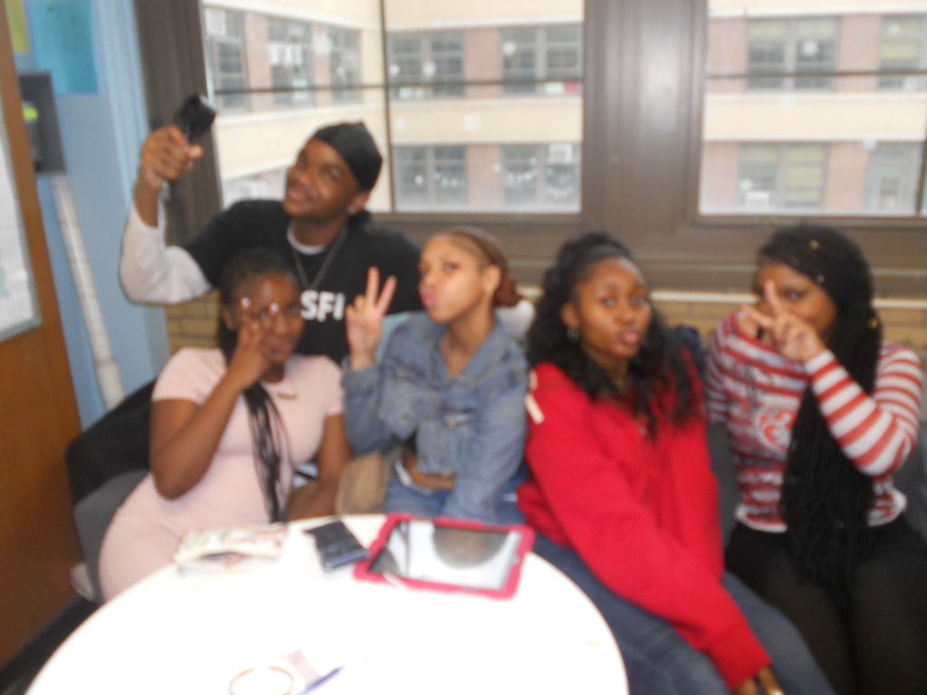 5 students posing for a picture