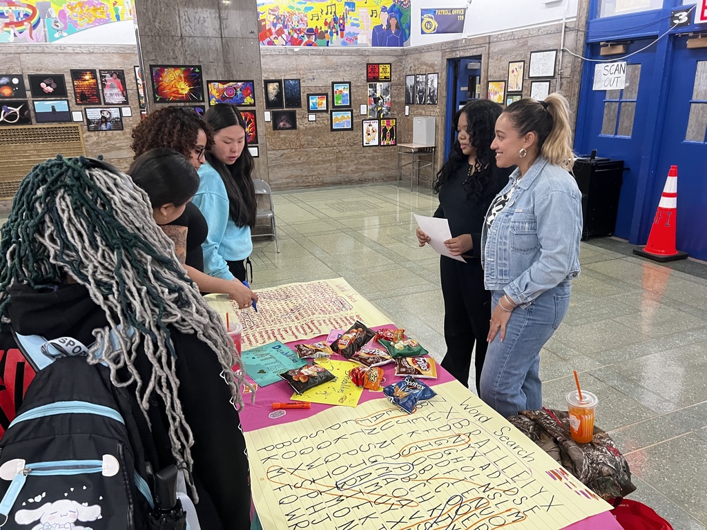 Having insightful conversations with students and staff. 