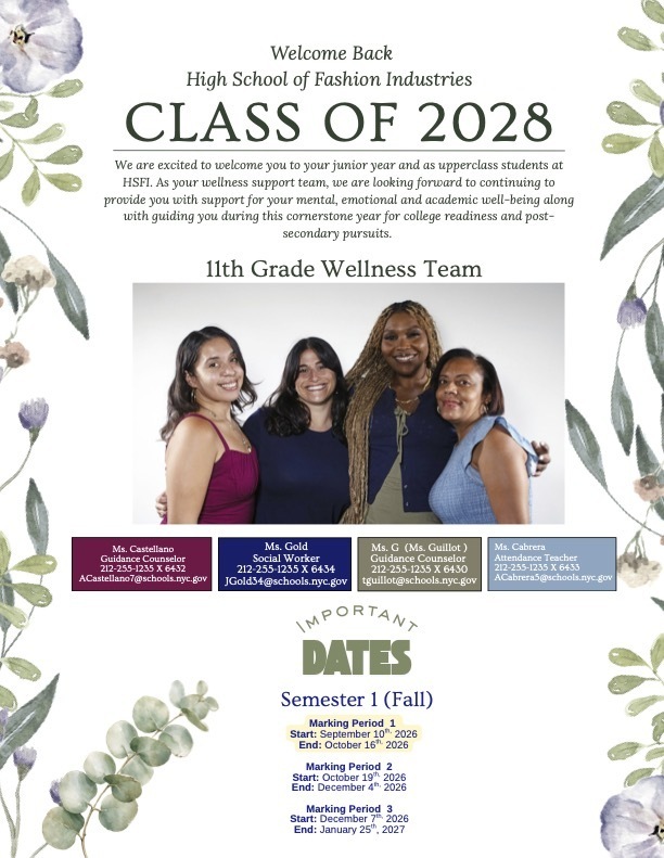 Wellness Team Class of 2028