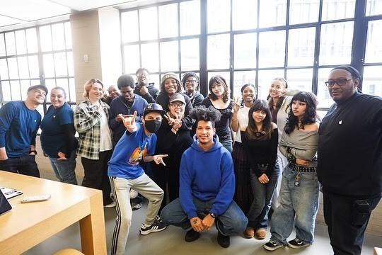 Apple Store trip with instructor Mr. Burrowes
