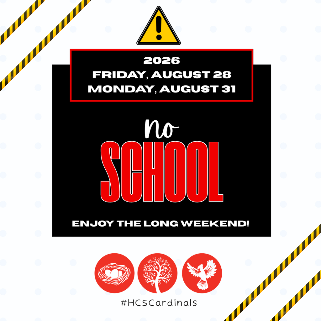 No School 8/28/26 & 8/31/26