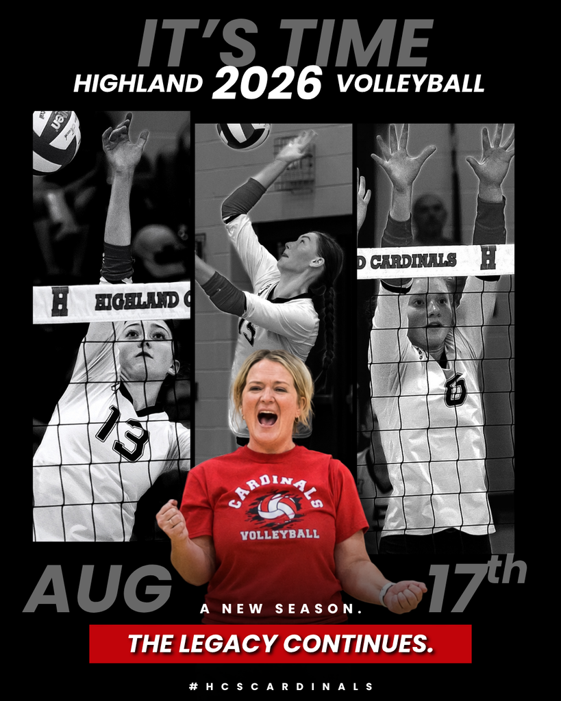 2026 Highland Volleyball first practice day 8/17/2026