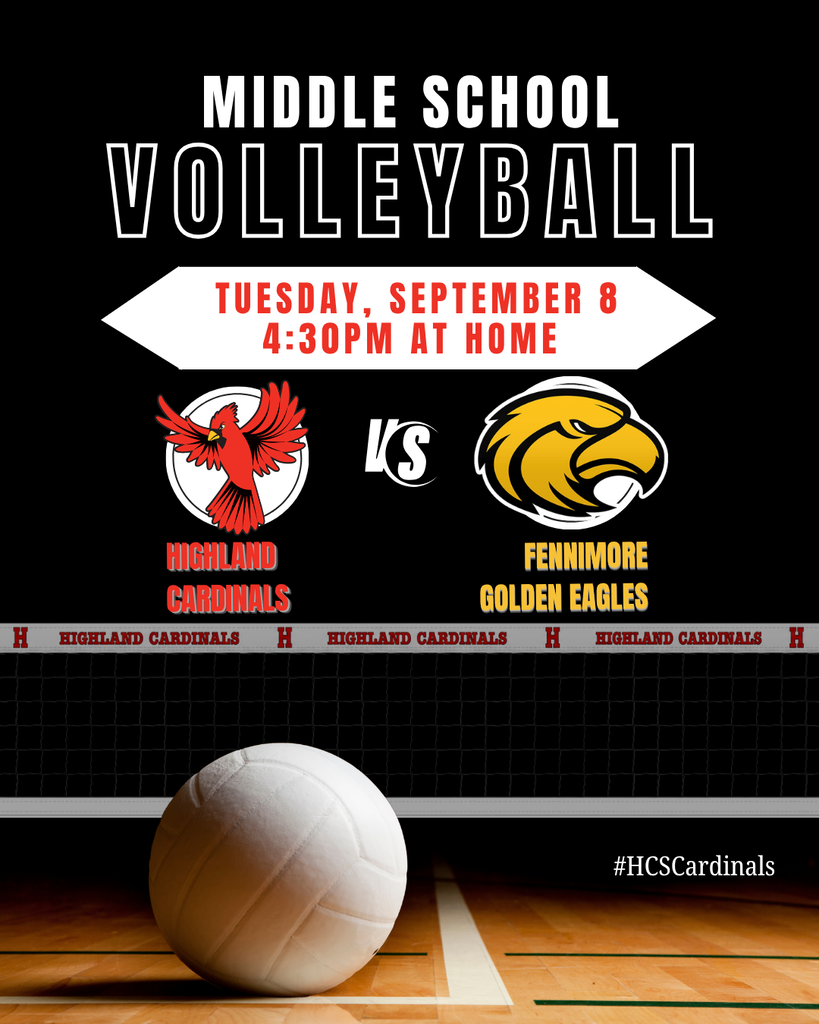 MS VB @ Home vs Fennimore 9/8 #HCSCardinals