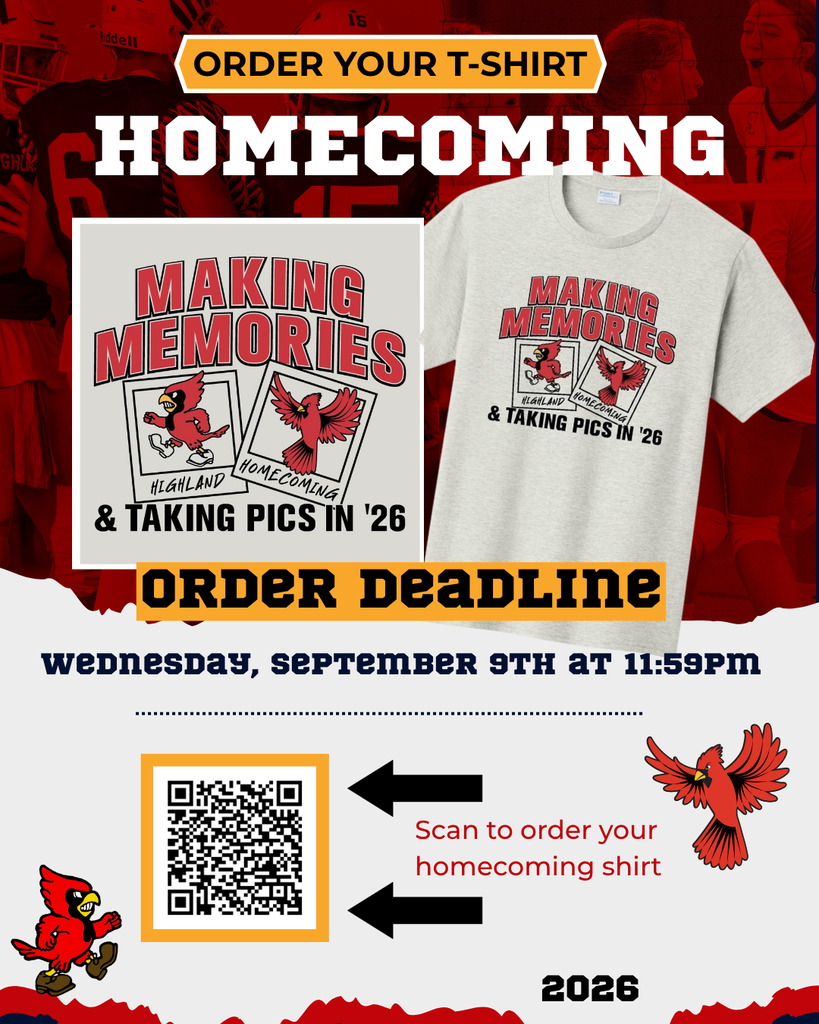 2026 T-Shirt Order #HCSCardinals