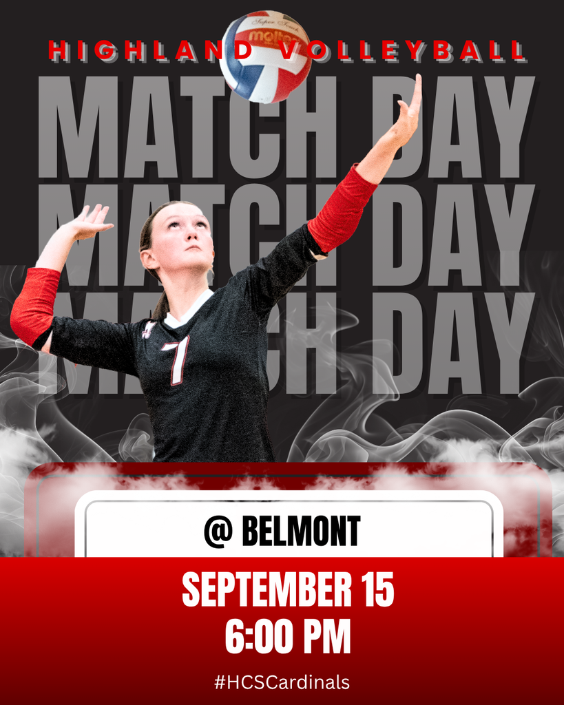 #MCSCardinals HS VB @ Belmont