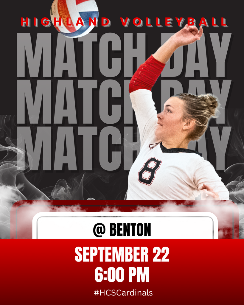 Highland VB @ Benton 9/22 6pm