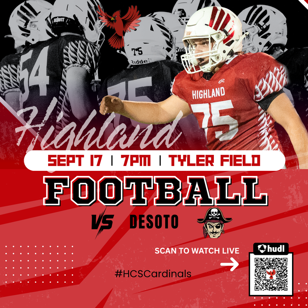Highland FB vs DeSoto Week V 9/17 @ 7pm
