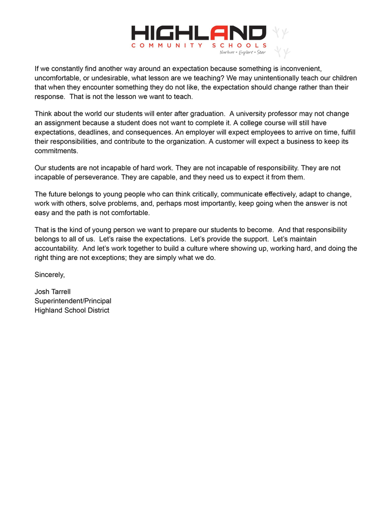 September 2026 From the Desk of the Superintendent pg 2