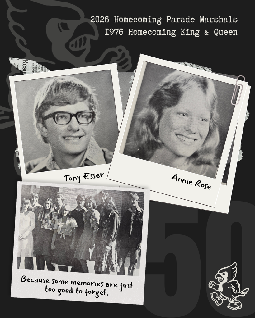 #TBT 2026 Parade Marshalls & 1976 Homecoming King & Queen