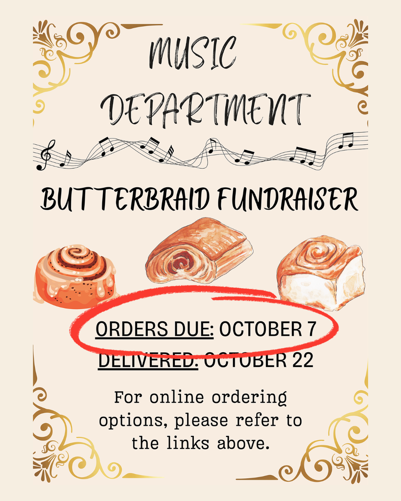 Butterbraid order reminder due 10/7