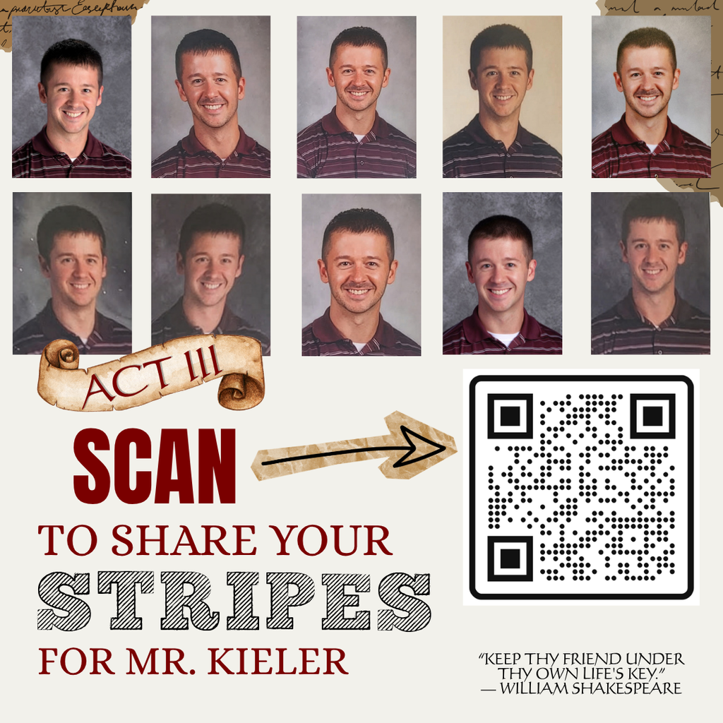 Share your stripes for Mr Kieler