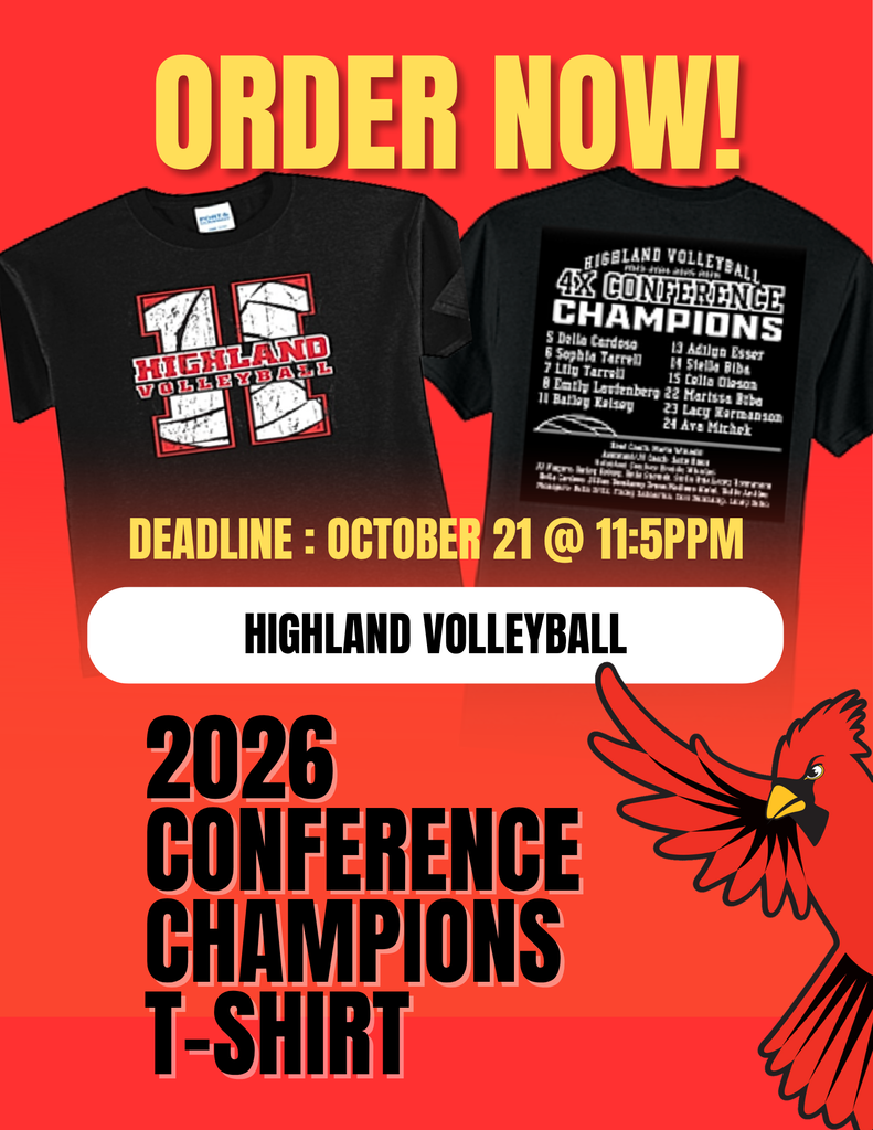 Conference Champs Tshirt Order