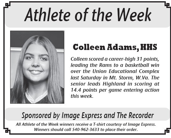 Athletes of the Week
