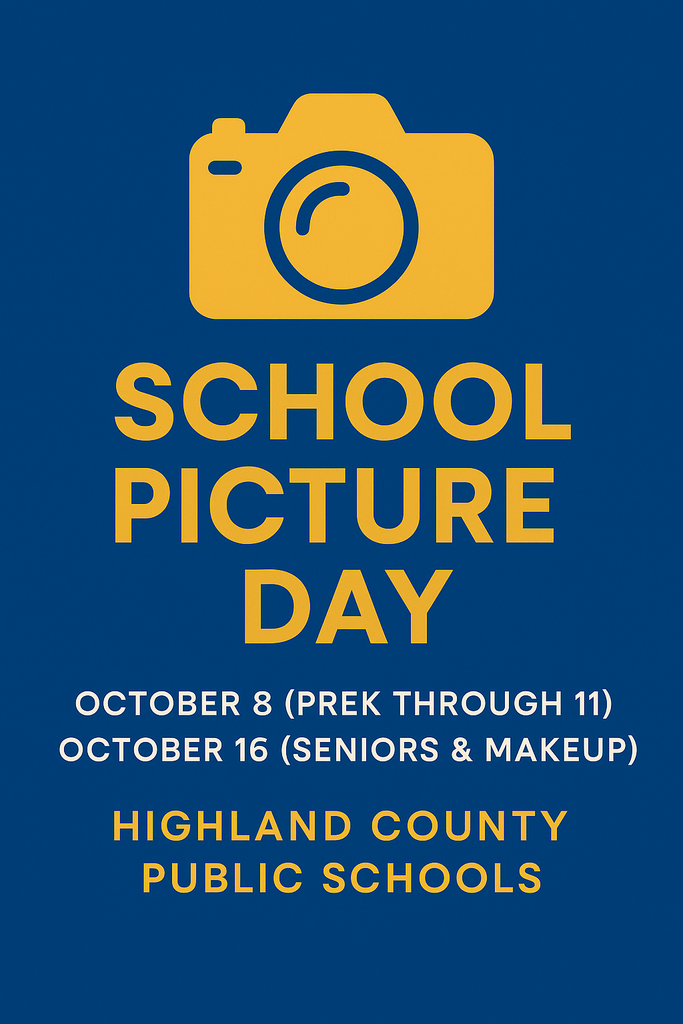 📸 Say Cheese, HCPS!   School Picture Day is almost here! 🗓️ October 8 – All grades PreK–11 🗓️ October 16 – Seniors & Makeup Day