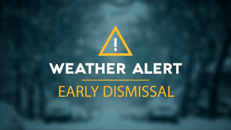 Due to the snow forecasted for this afternoon, Highland County Public Schools will be releasing early today at 1:00 p.m. Please stay safe this weekend, especially with the expected cold weather and wind advisories. Thank you.   