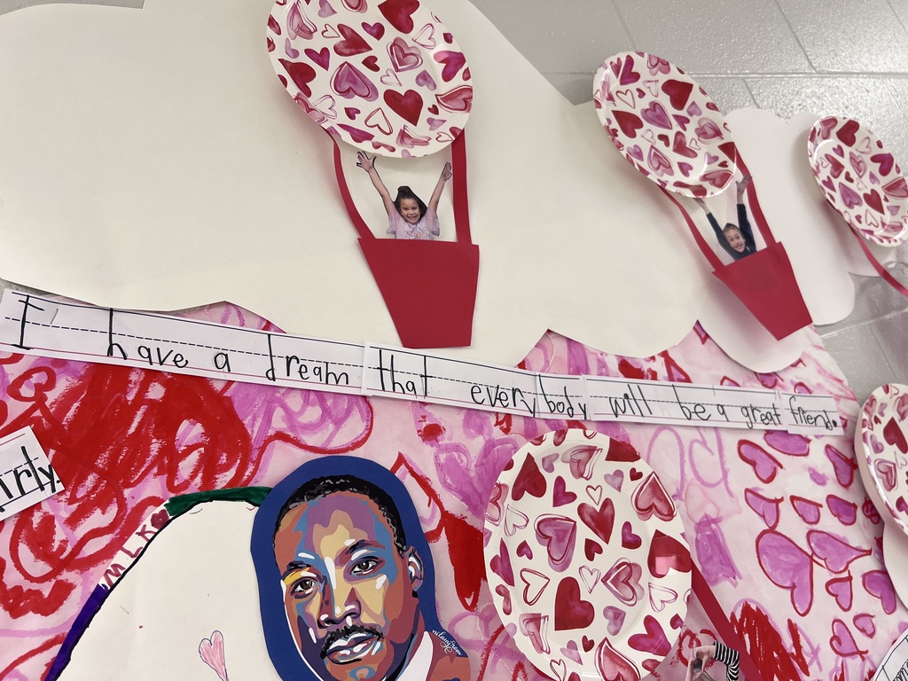 ❤️✨ First Grade Dreaming Big! ✨❤️  Our first grade students have been learning about the incredible life and lasting impact of Dr. Martin Luther King, Jr. As part of their classwork, they explored his famous “I Have a Dream” speech and reflected on how they can help make the world a kinder place.  To celebrate MLK Day and Valentine’s Day, students wrote and displayed their own dreams for a better, more caring world. Their thoughtful words and bright ideas are a wonderful reminder that even our youngest learners can make a big difference.  Be sure to check out their beautiful display—and stay tuned for a video of their work! 💭💕
