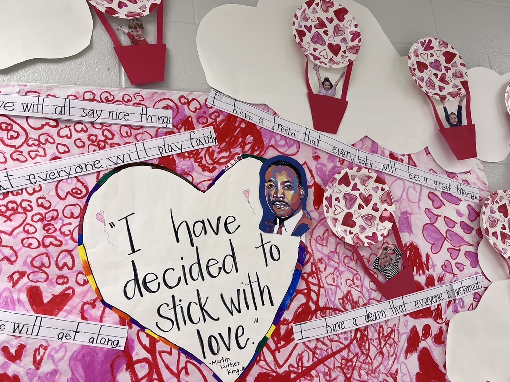 ❤️✨ First Grade Dreaming Big! ✨❤️  Our first grade students have been learning about the incredible life and lasting impact of Dr. Martin Luther King, Jr. As part of their classwork, they explored his famous “I Have a Dream” speech and reflected on how they can help make the world a kinder place.  To celebrate MLK Day and Valentine’s Day, students wrote and displayed their own dreams for a better, more caring world. Their thoughtful words and bright ideas are a wonderful reminder that even our youngest learners can make a big difference.  Be sure to check out their beautiful display—and stay tuned for a video of their work! 💭💕