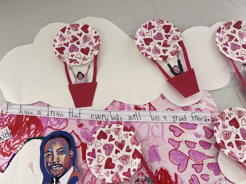 ❤️✨ First Grade Dreaming Big! ✨❤️  Our first grade students have been learning about the incredible life and lasting impact of Dr. Martin Luther King, Jr. As part of their classwork, they explored his famous “I Have a Dream” speech and reflected on how they can help make the world a kinder place.  To celebrate MLK Day and Valentine’s Day, students wrote and displayed their own dreams for a better, more caring world. Their thoughtful words and bright ideas are a wonderful reminder that even our youngest learners can make a big difference.  Be sure to check out their beautiful display—and stay tuned for a video of their work! 💭💕