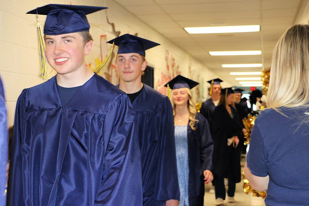Are those tears in your eyes? 🥹🎓 A couple of weeks ago, our seniors took part in a special Senior Walk, dressed in their caps and gowns for senior picture day, and it was a moment to remember. From one end of the hallway to the other, they were celebrated by the entire school. Each class lined the halls, music filled the air, cheers echoed throughout the building, special signs were made and held, pom-poms waved, and even a trumpet sounded as they made their way through. 🎺 This is what it’s all about. We are so incredibly proud of them! 💙