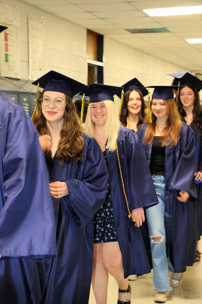 Are those tears in your eyes? 🥹🎓 A couple of weeks ago, our seniors took part in a special Senior Walk, dressed in their caps and gowns for senior picture day, and it was a moment to remember. From one end of the hallway to the other, they were celebrated by the entire school. Each class lined the halls, music filled the air, cheers echoed throughout the building, special signs were made and held, pom-poms waved, and even a trumpet sounded as they made their way through. 🎺 This is what it’s all about. We are so incredibly proud of them! 💙