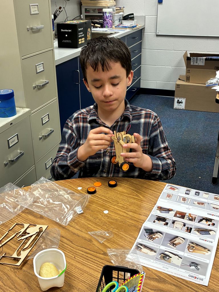 🛠️⚡ Future Engineers at Work! ⚡🛠️  Our gifted students have been diving into the world of engineering—designing and building functional model vehicle motors, solar-powered cars, and remote control cars!  Through this hands-on experience, students aren’t just building—they’re understanding. They can clearly explain how each component works together to produce energy, movement, light, and sound.  It’s incredible to see their creativity, problem-solving, and innovation in action. The future is bright with these young engineers leading the way! 🚗💡  #GoRams #GiftedEducation #STEM #FutureEngineers