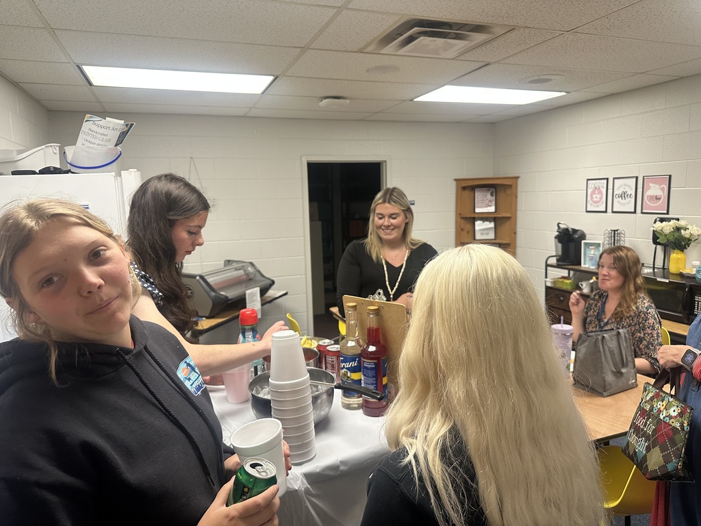 💙🥤  A big thank you to our National Honor Society students for the delicious soda bar treat today! It was such a fun and refreshing surprise, and we truly appreciate your kindness and thoughtfulness.  You made our day a little sweeter! 😊