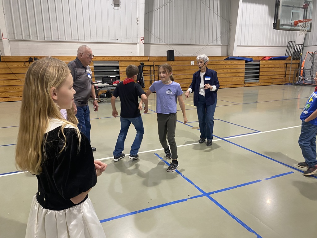 💃🕺 Stepping Back in Time!  Students had a wonderful time learning colonial dances with Ellen, Eugene, and Cappie! From lively steps to traditional movements, they experienced a fun and interactive glimpse into life during colonial times.  Thank you for bringing history to life in such a memorable way! 🇺🇸