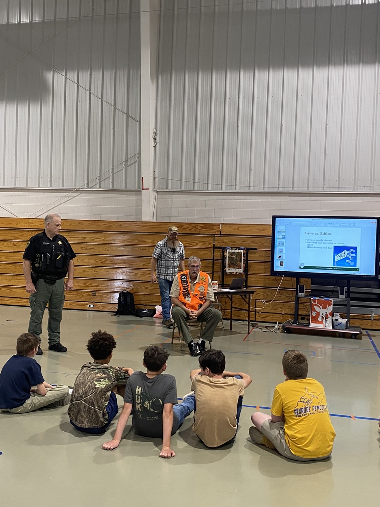 🦌🎯 Students in 5th grade, along with several 6th graders, recently participated in the Hunter Education Program!  This valuable program teaches hunting safety, wildlife conservation, responsible firearm handling, and outdoor ethics. We are grateful for the dedicated volunteer instructors who generously gave their time and expertise to make this opportunity possible for our students.  Thank you for investing in the next generation of safe and responsible outdoorsmen and outdoorswomen!