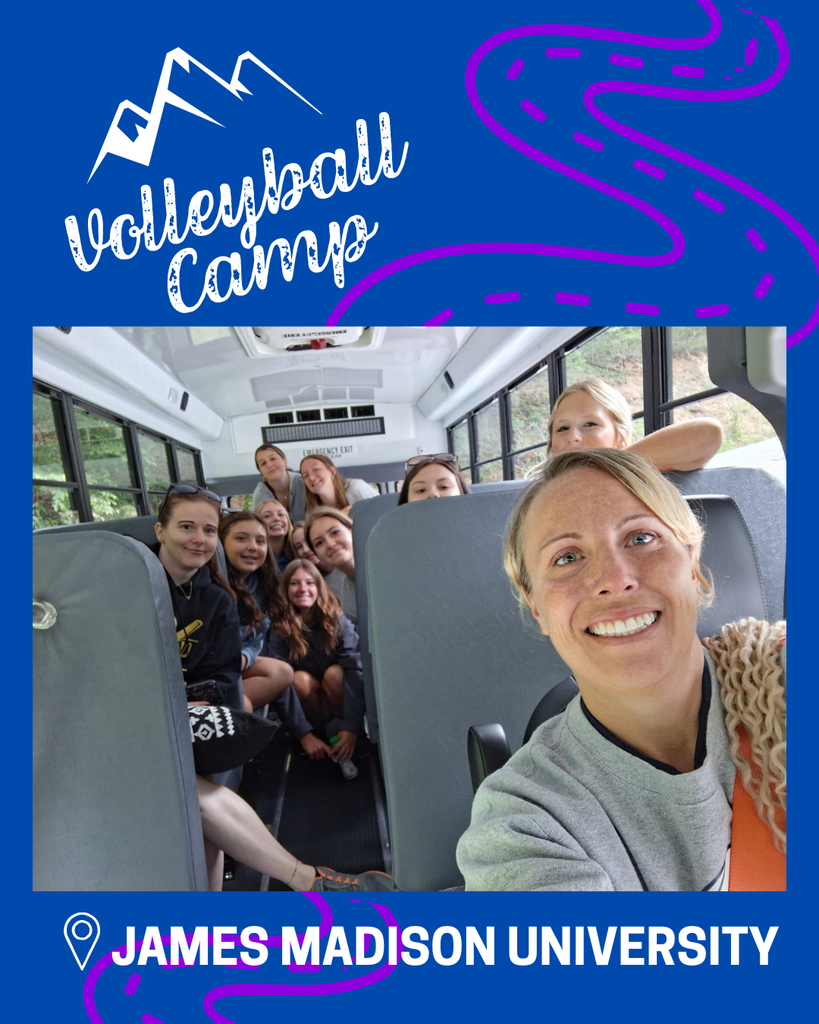 Volleyball team on new activity bus 