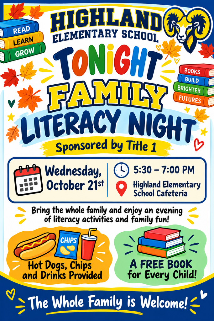 Tonight Family Literacy Night