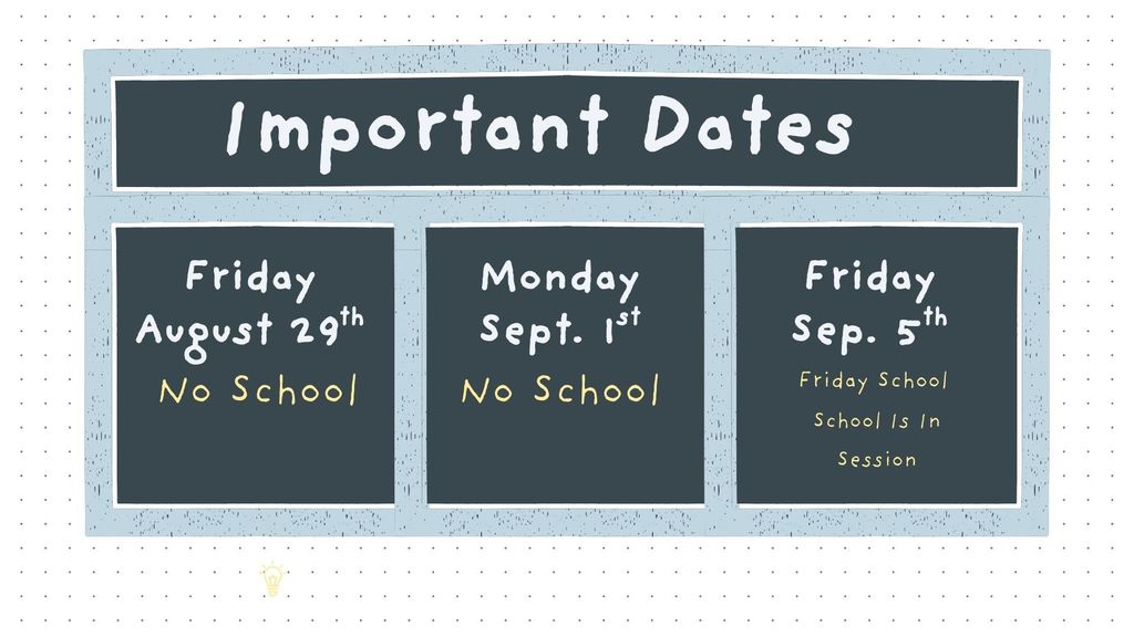 Important Dates
