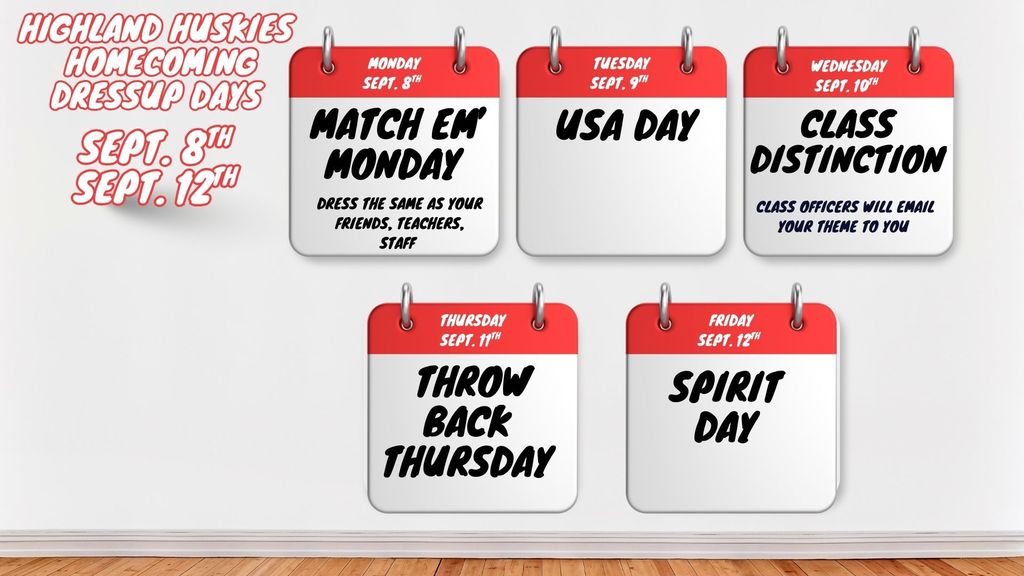 Dress Up Days