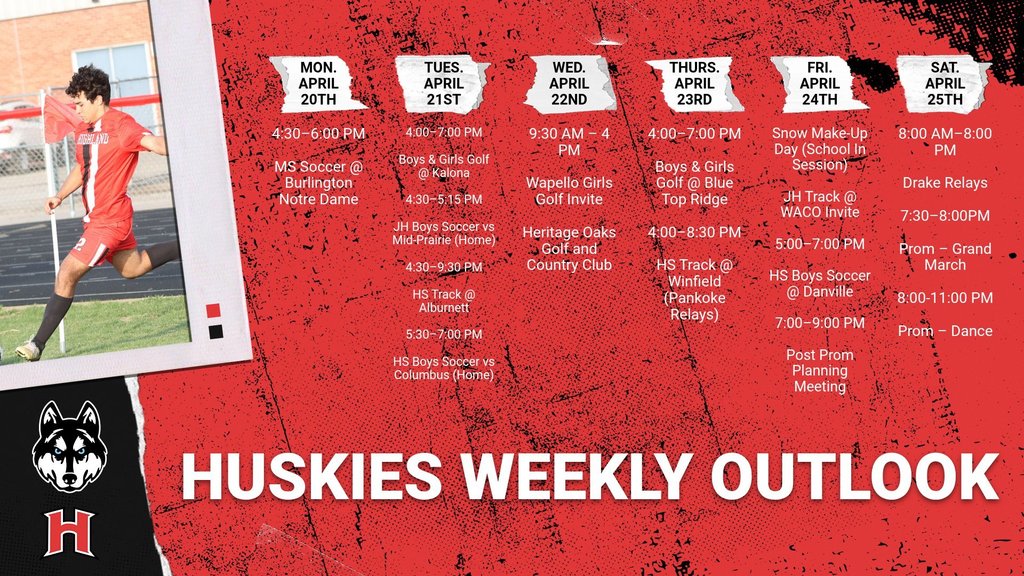 📢This Week At Highland📢