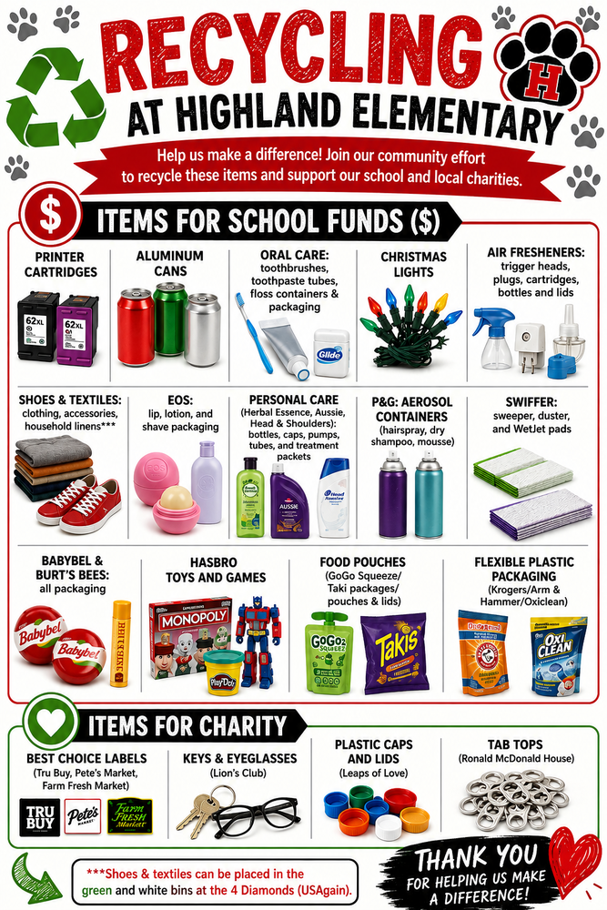 2026-2027 Recycling List