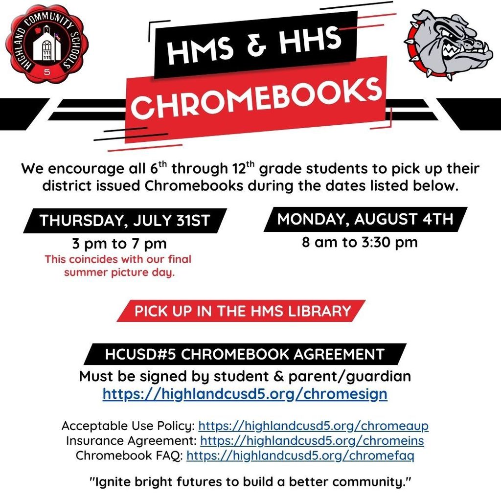 HCUSD5 Chromebook Flier