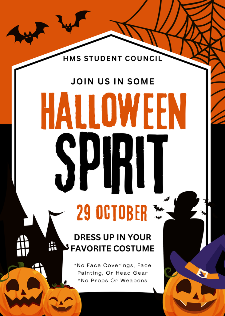 Black And Orange Illustrative Pumpkins And Bats Bold Scary Halloween Party Invitation