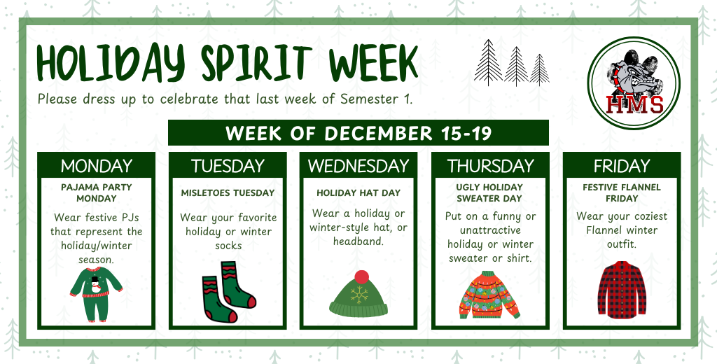 Holiday Spirit Week Announcement Banner 1024x520 Green
