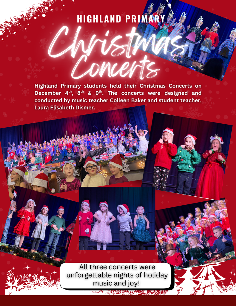 Christmas Concerts at Highland Primary