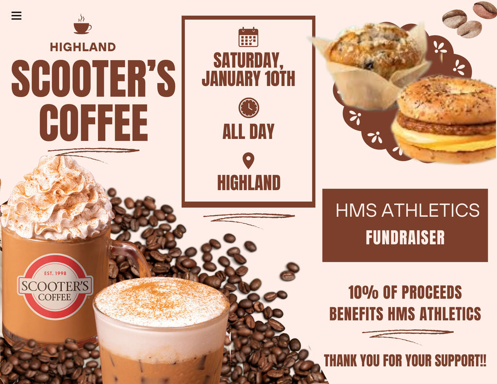 HMS Athletics Scooter's Coffee Fundraiser
