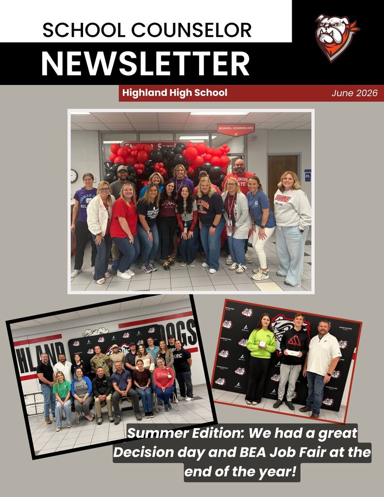 School Counselor Newsletter