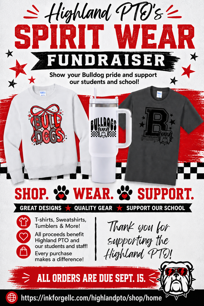 Highland PTO Spiritwear 2026