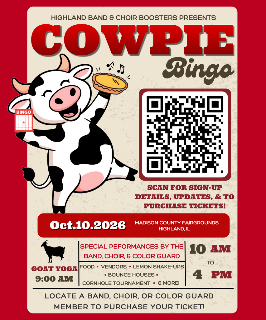CowPie Bingo October 10, 2026