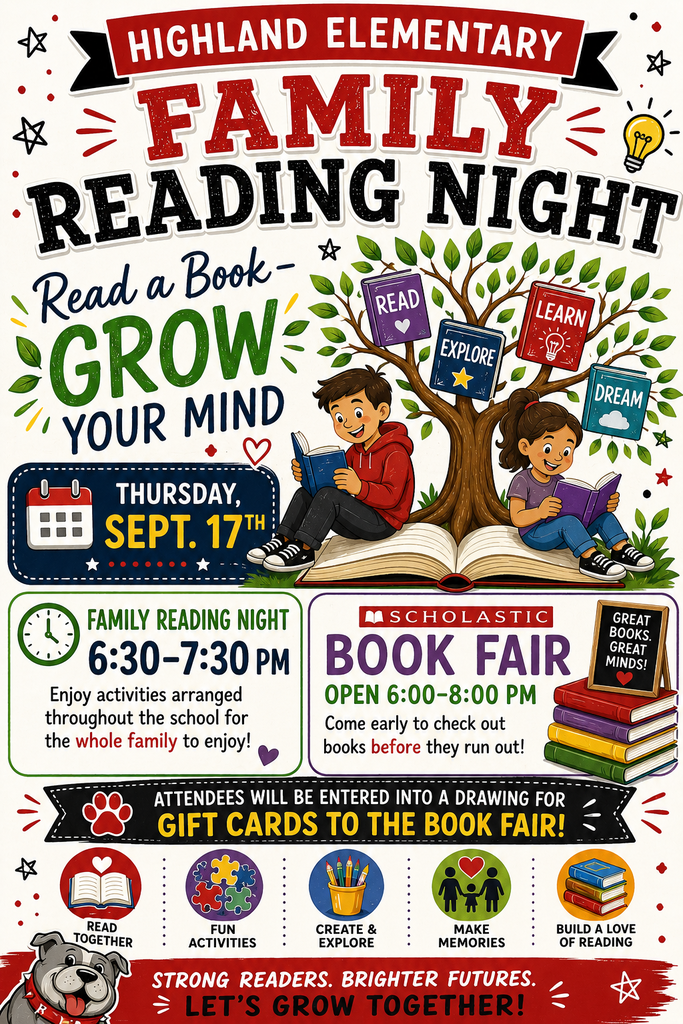 Family Reading Night Flyer