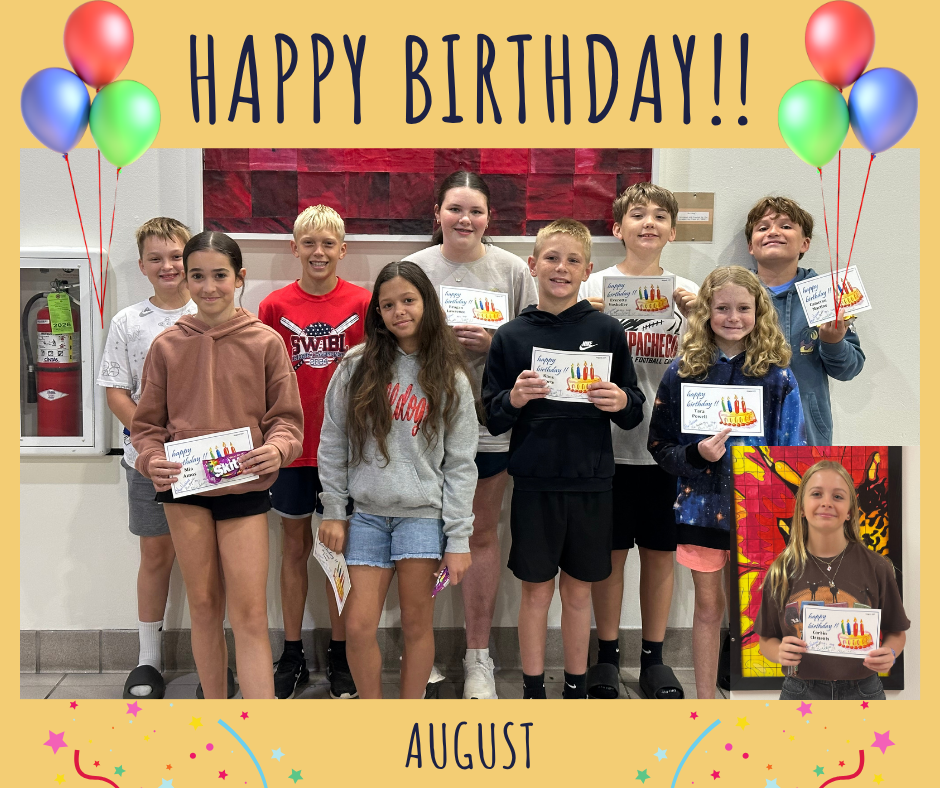 Team 7 Black August Birthdays