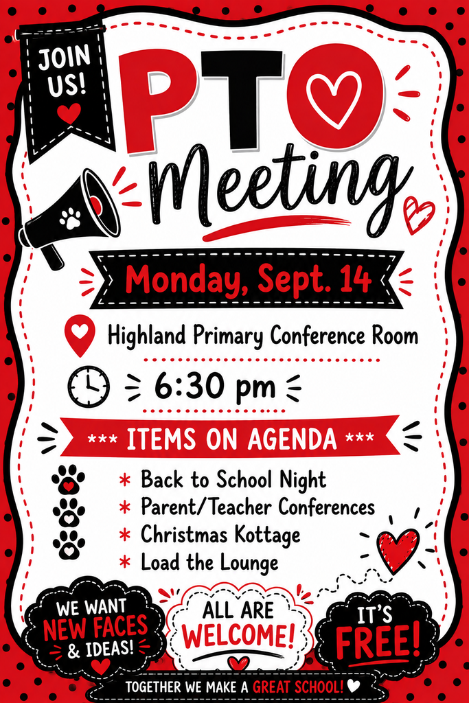 PTO Meeting- Sept. 14