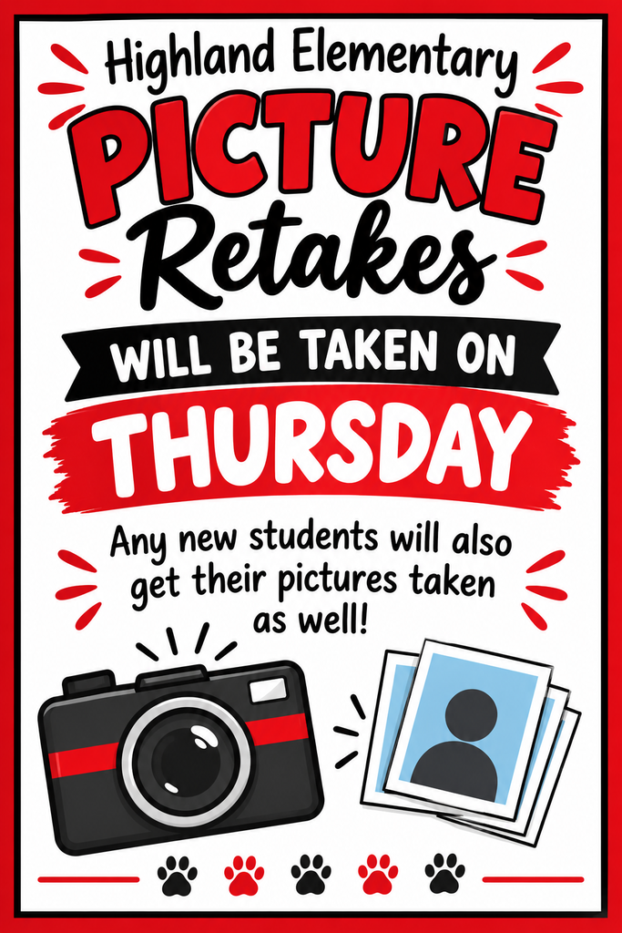 Picture Retakes Thursday!