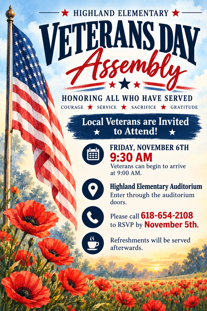 Veteran's Day Assembly Flyer