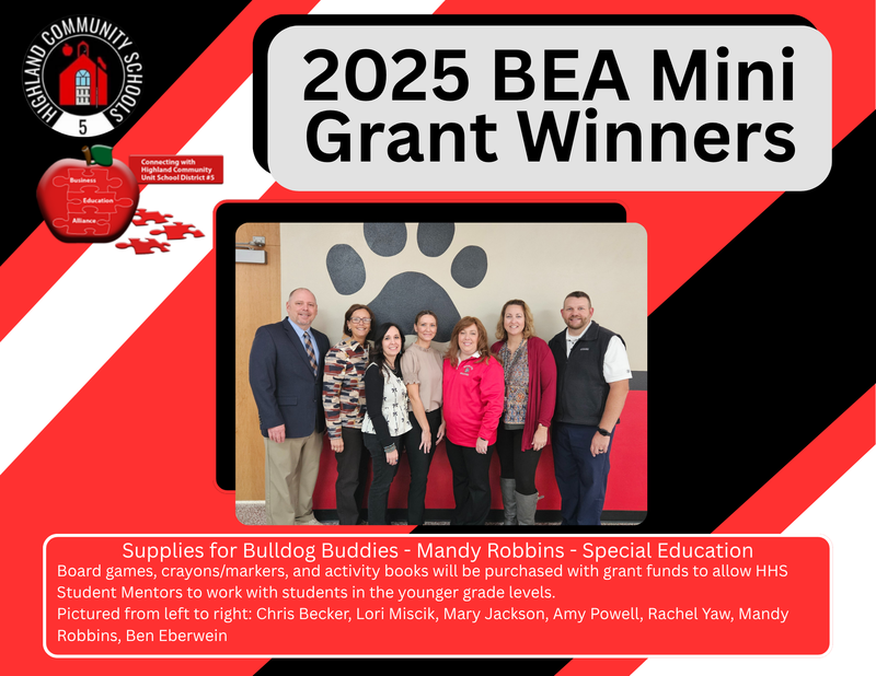 Highland Elementary BEA Mini Grant Winner Mandy Robbins