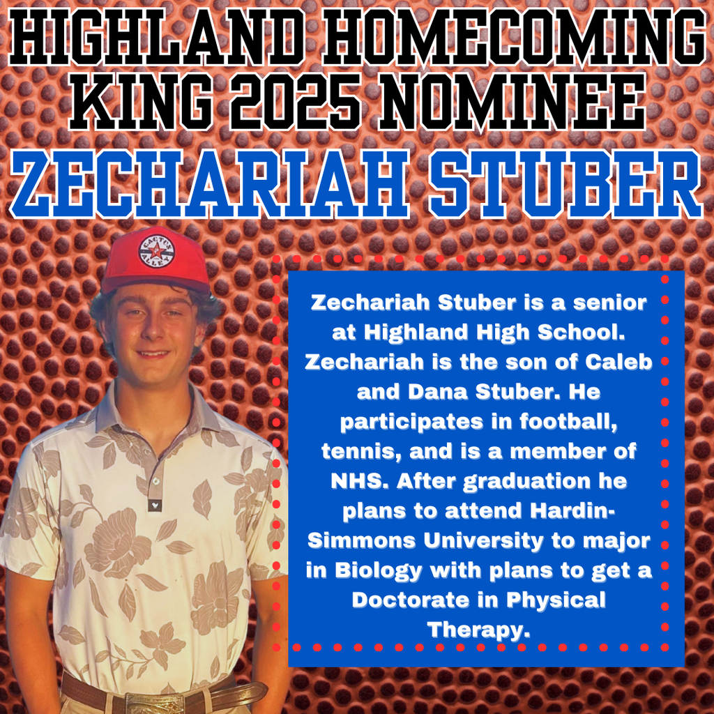 Zechariah Stuber - King Nominee