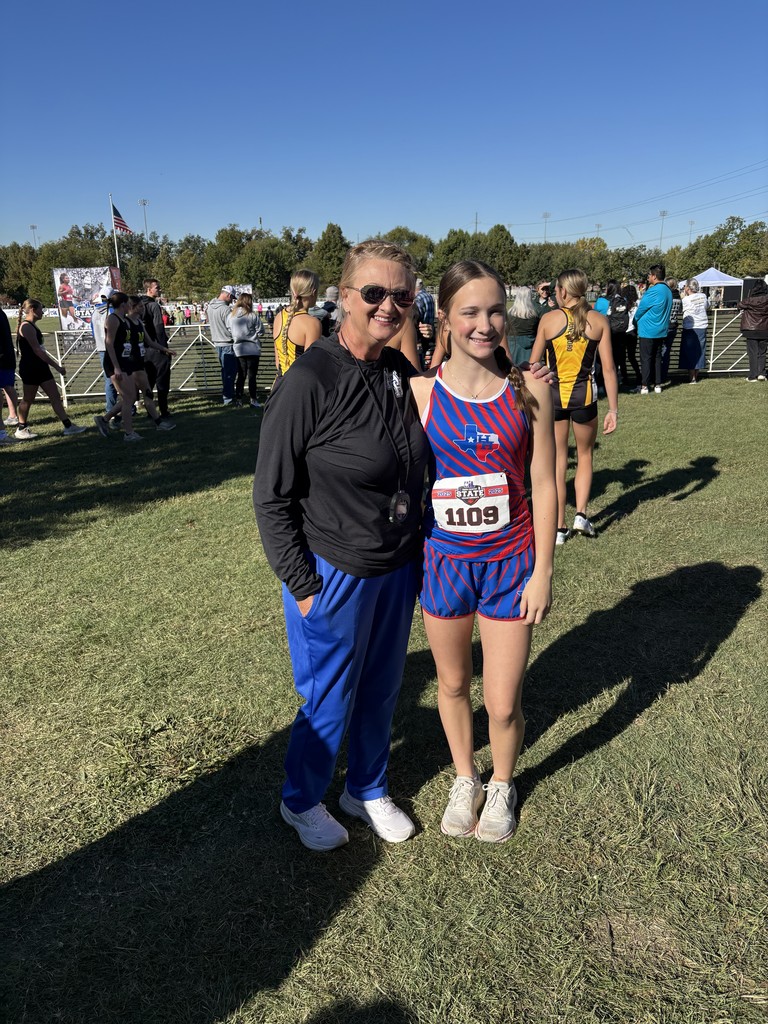 Hallee with Coach Pyburn